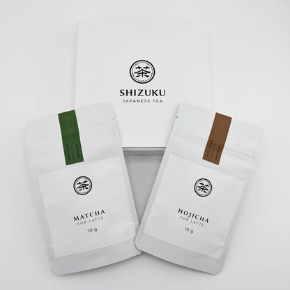 Matcha & Hojicha Latte prøvesett