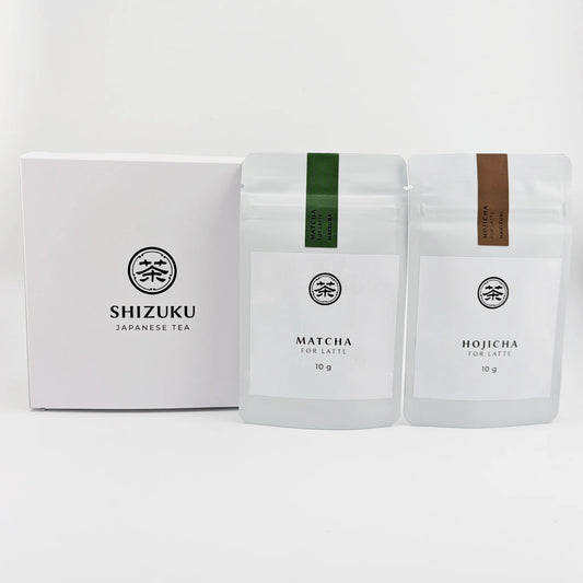 Matcha & Hojicha Latte prøvesett